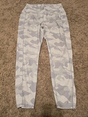 RBX Women's XL Light Gray Camo Leggings